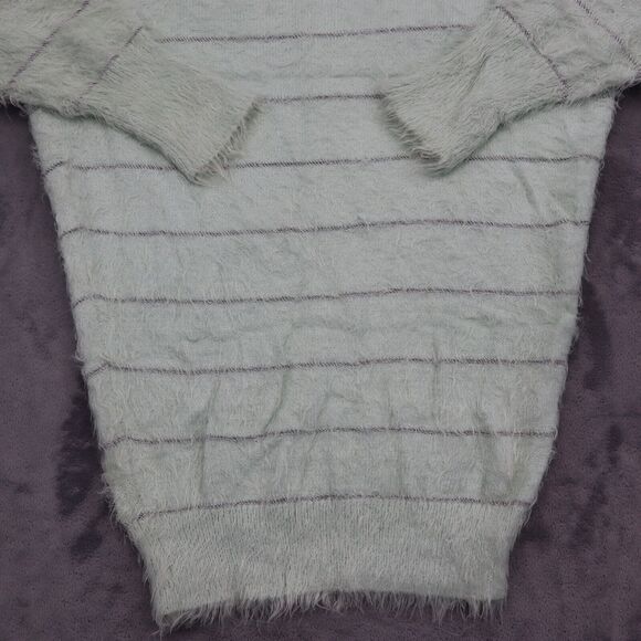 Willow and Clay Sweater Womens S Green Long Fitted Sleeve VNeck Pullover - Picture 14 of 16